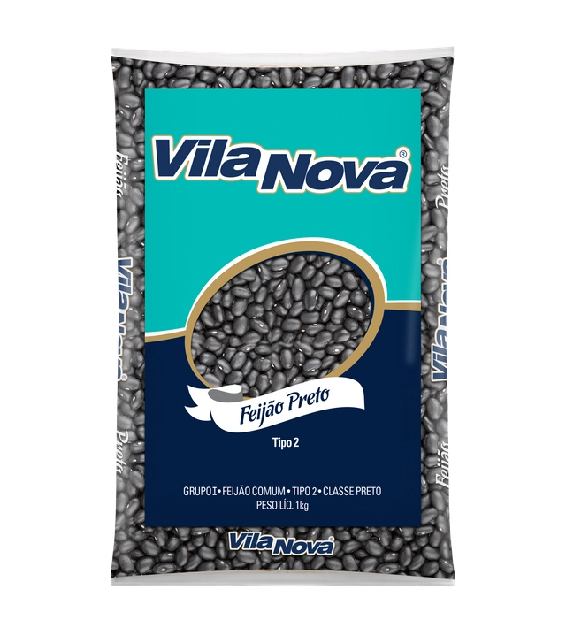 Feijão Preto Vila Nova Tipo 2 1kg