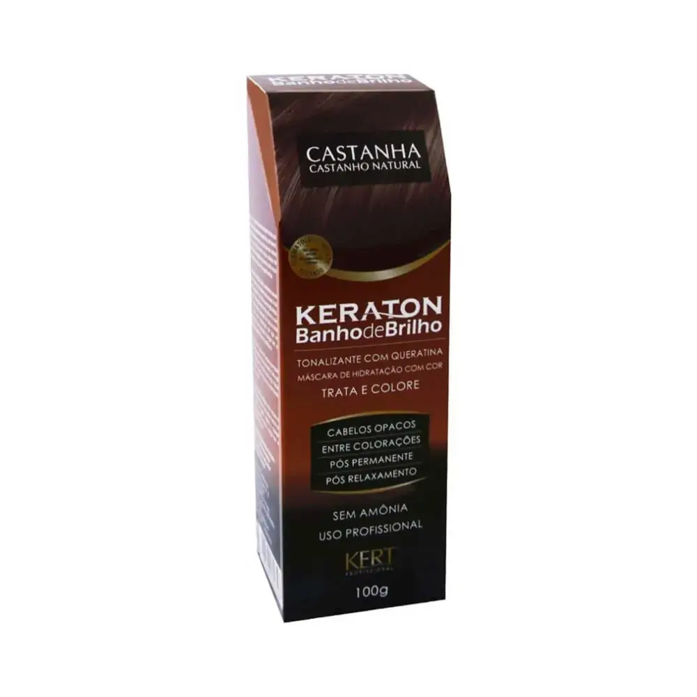 Coloração Keraton Banho de Brilho Castanha
