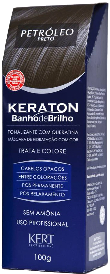 Keraton Banho de Brilho sem amónia Petróleo 100g