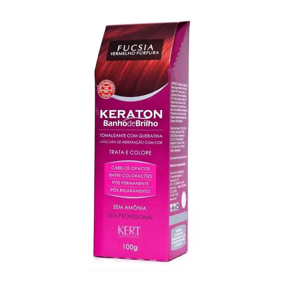 Tint Keraton Banho De Brilho Fucsia Vermelho Pu