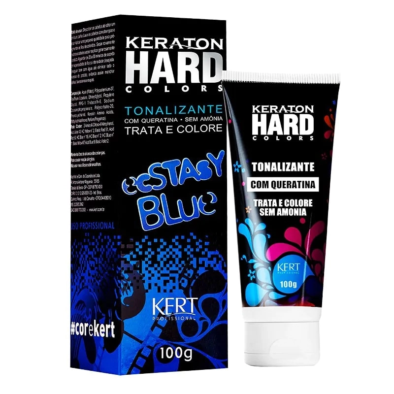 Tonalizante Keraton Hard Colors Ectasy Blue 100g