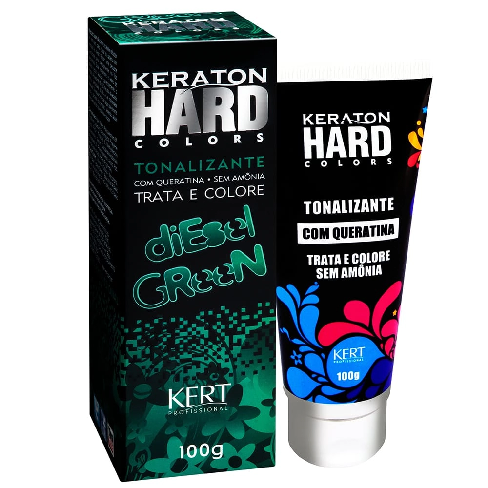 Tonalizante Keraton Hard Colors Green 100g