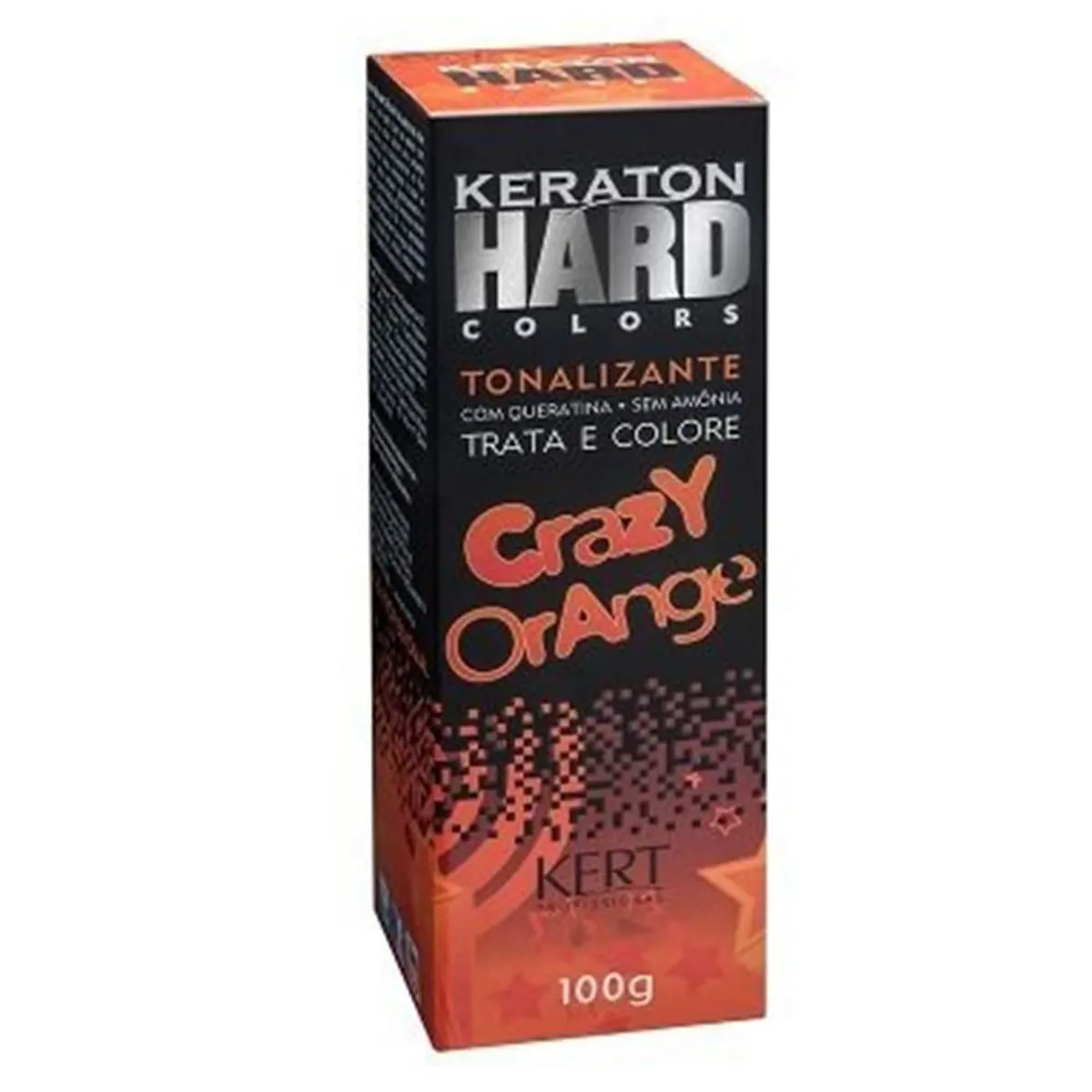 Tonalizante Keraton Hard Colors Crazy Orange 100g