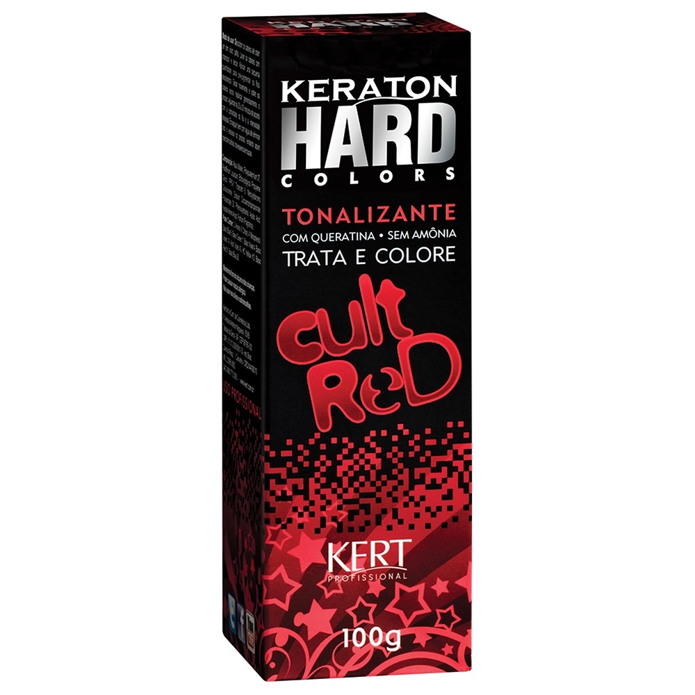 Tonalizante Keraton Hard Colors Cult Red 100g