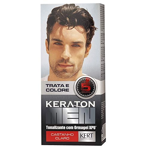 Tonalizante Keraton MEN 30ml Castanho Claro