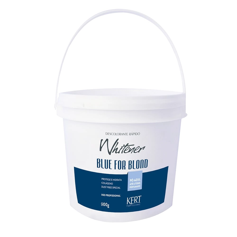Descolorante Kert Whitener Blend 4 Blond Dust Free Azul 900g