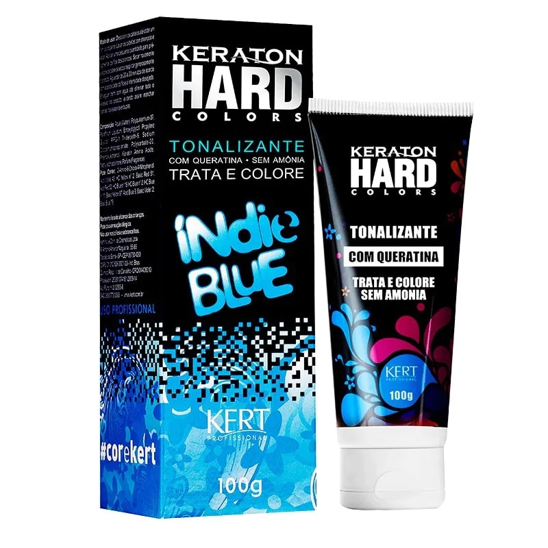 Tonalizante Keraton Hard Colors Indie Blue 100g