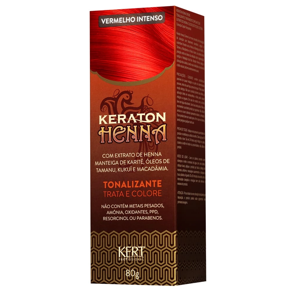 Tint Keraton Henna Vermelho Intenso