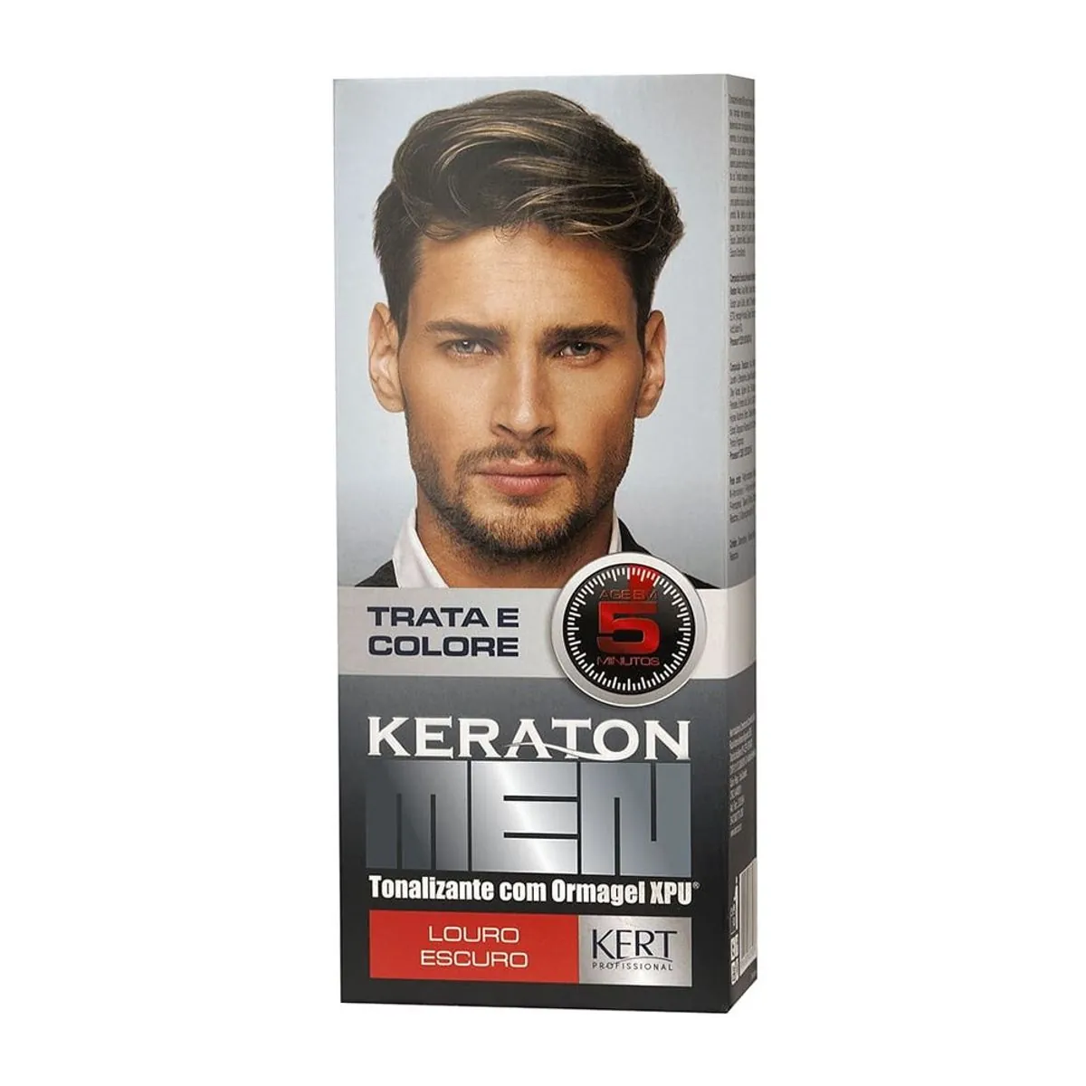 Tonalizante Minikit Kert Keraton Men Louro Escuro 30ml