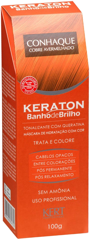Coloração Keraton Banho de Brilho Conhaque