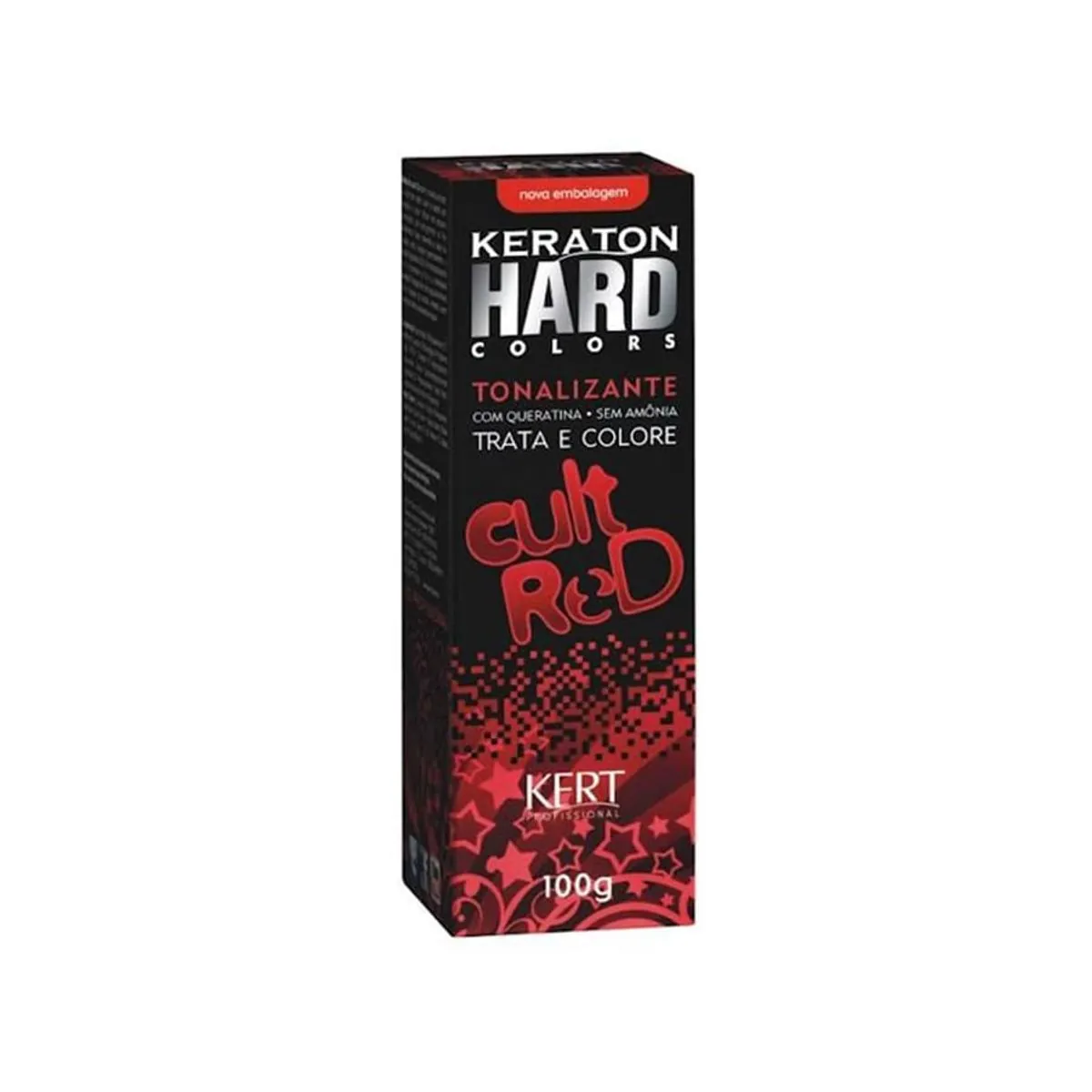 Tonalizante Individual Kert Keraton Hard Colors Cult Red Gratis Hard Fix 2un