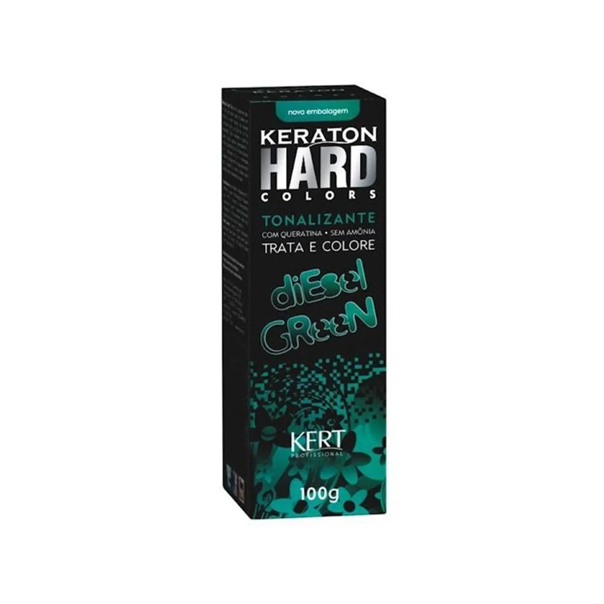 Tonalizante Individual Kert Keraton Hard Colors Diesel Green Gratis Hard Fix 2un