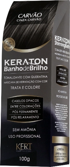Coloração Keraton Banho de Brilho Carvão