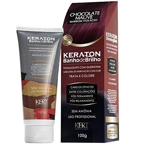 Tint Keraton Banho De Brilho 100g Chocolate Malve