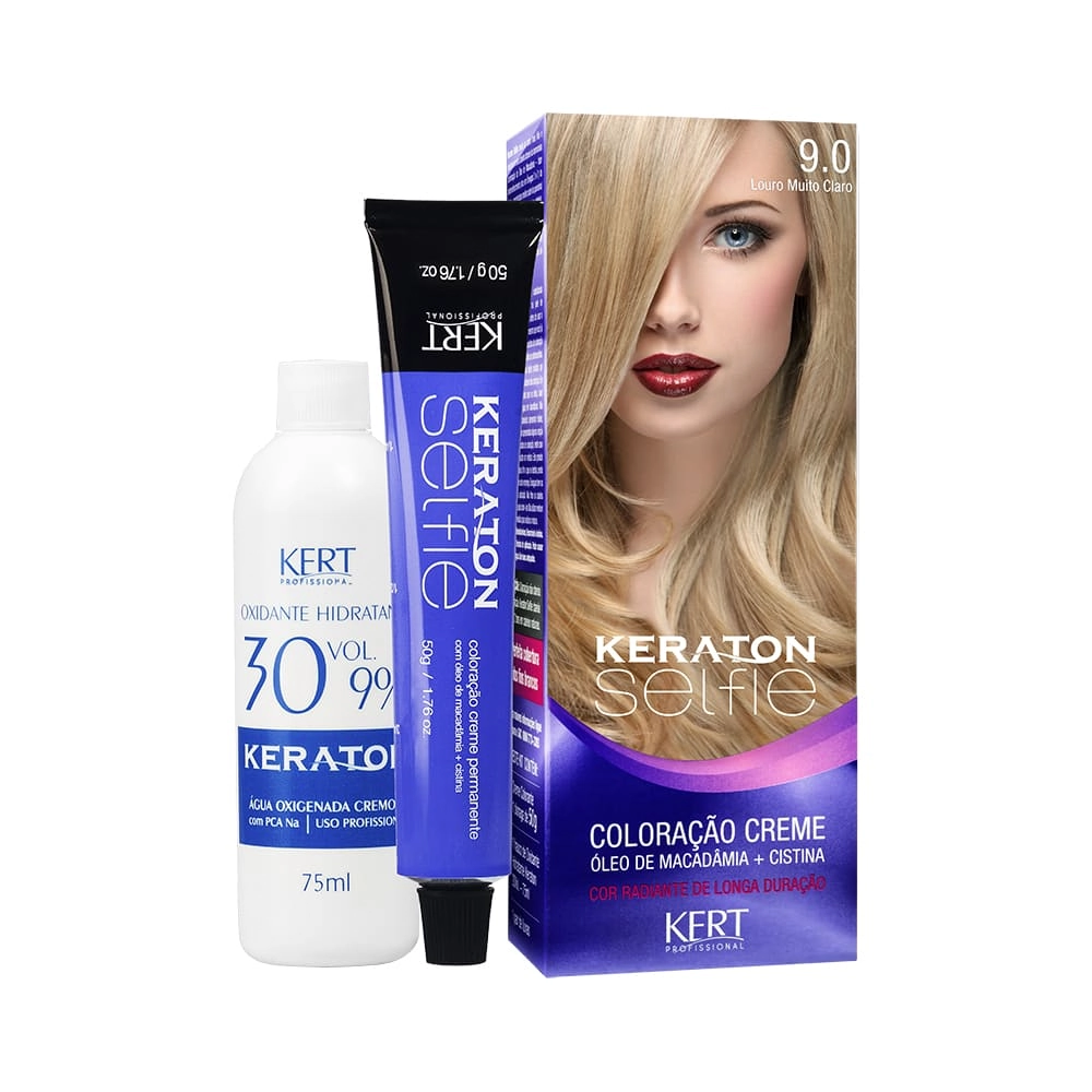 Keraton Selfie 9.0 - Louro Muito Claro 50g
