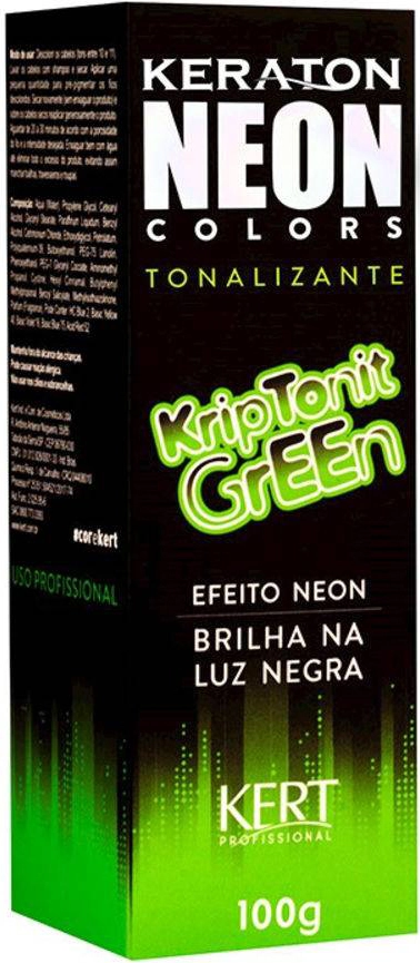 Tonalizante Keraton Neon Colors Kriptonit Green 100g