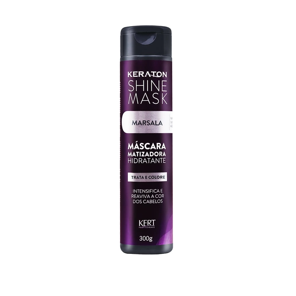 Máscara Matizadora Keraton Shine Mask - Marsala 300g