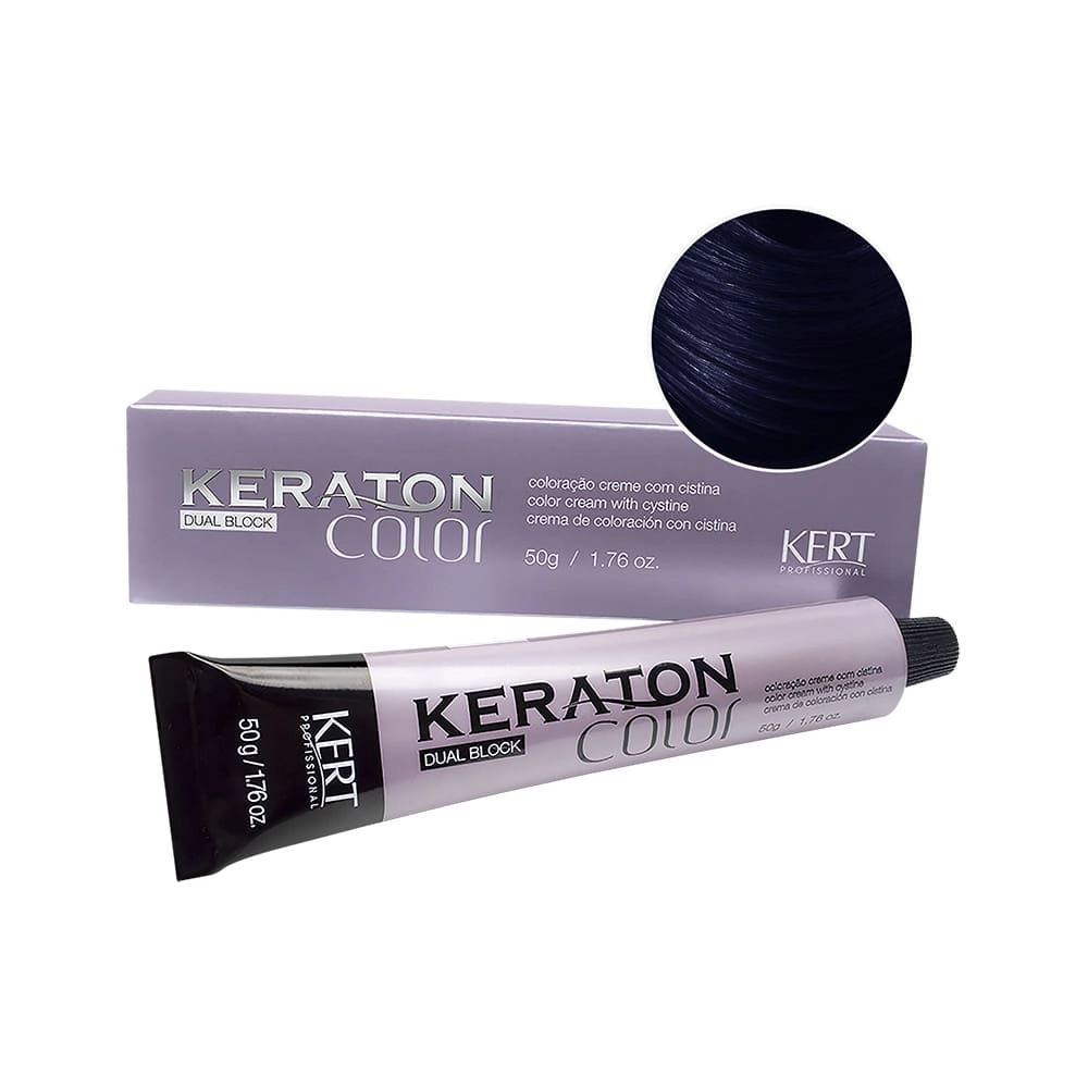 Keraton Dual Block 2.0 Preto Azulado 50G