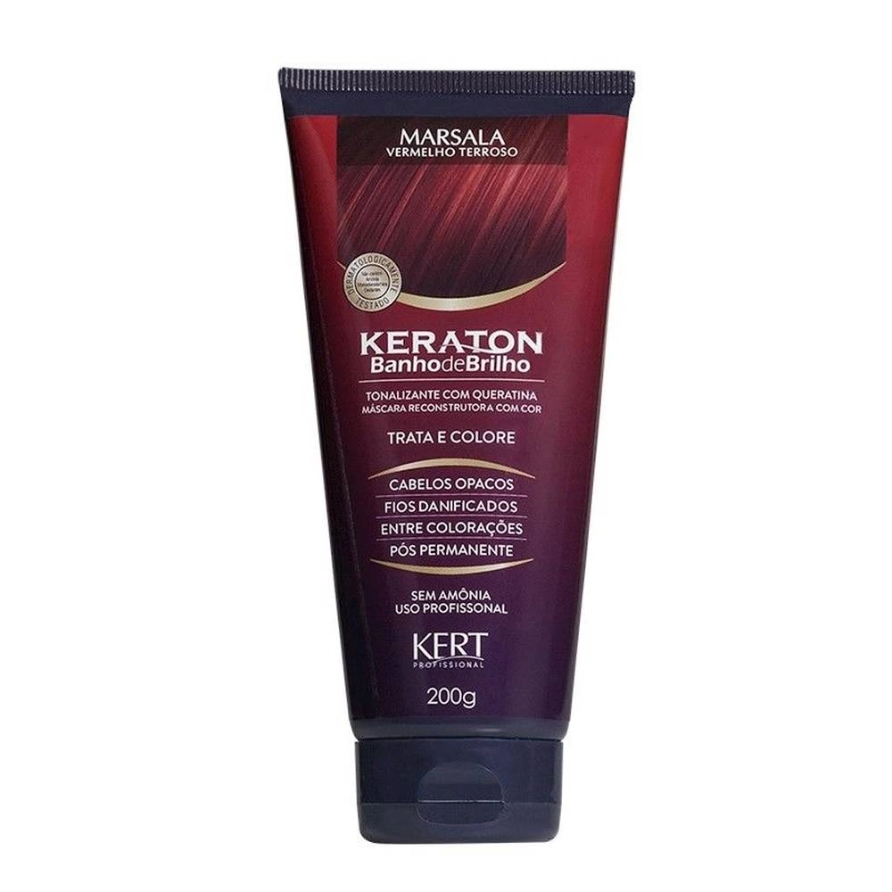 Keraton Banho de Brilho - Marsala 200g
