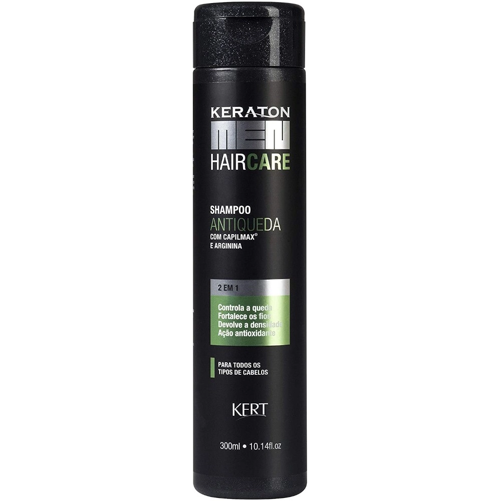 Shampoo Keraton Men - Antiqueda (Capilmax e Arginina) 300ml