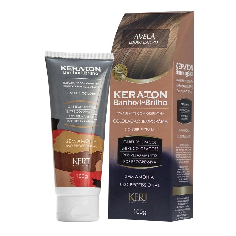 Coloração Keraton Banho de Brilho AVELA 100g