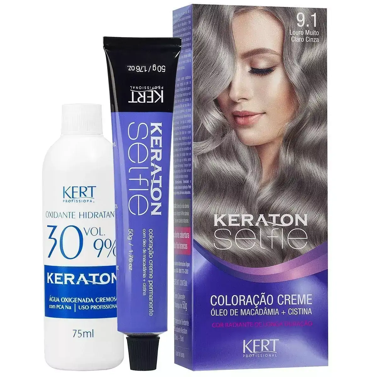 KERATON SELFIE 9.1 L.M CL.CINZA 50G