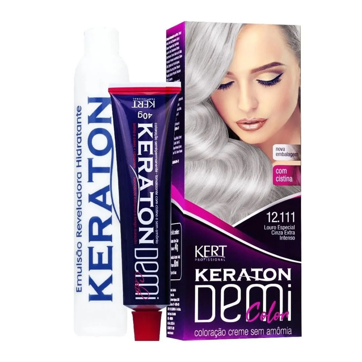 Coloração Keraton Demi Color 12.111 Matizador