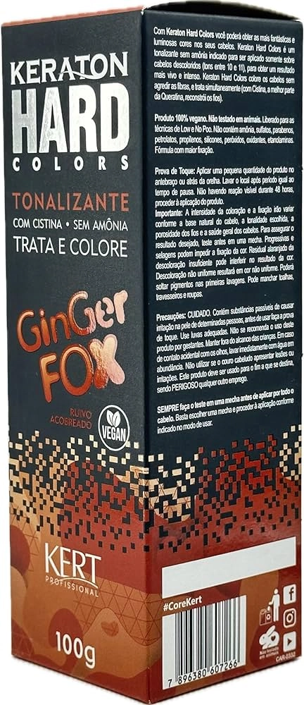 Coloração Keraton Hard Colors GINGER FOX