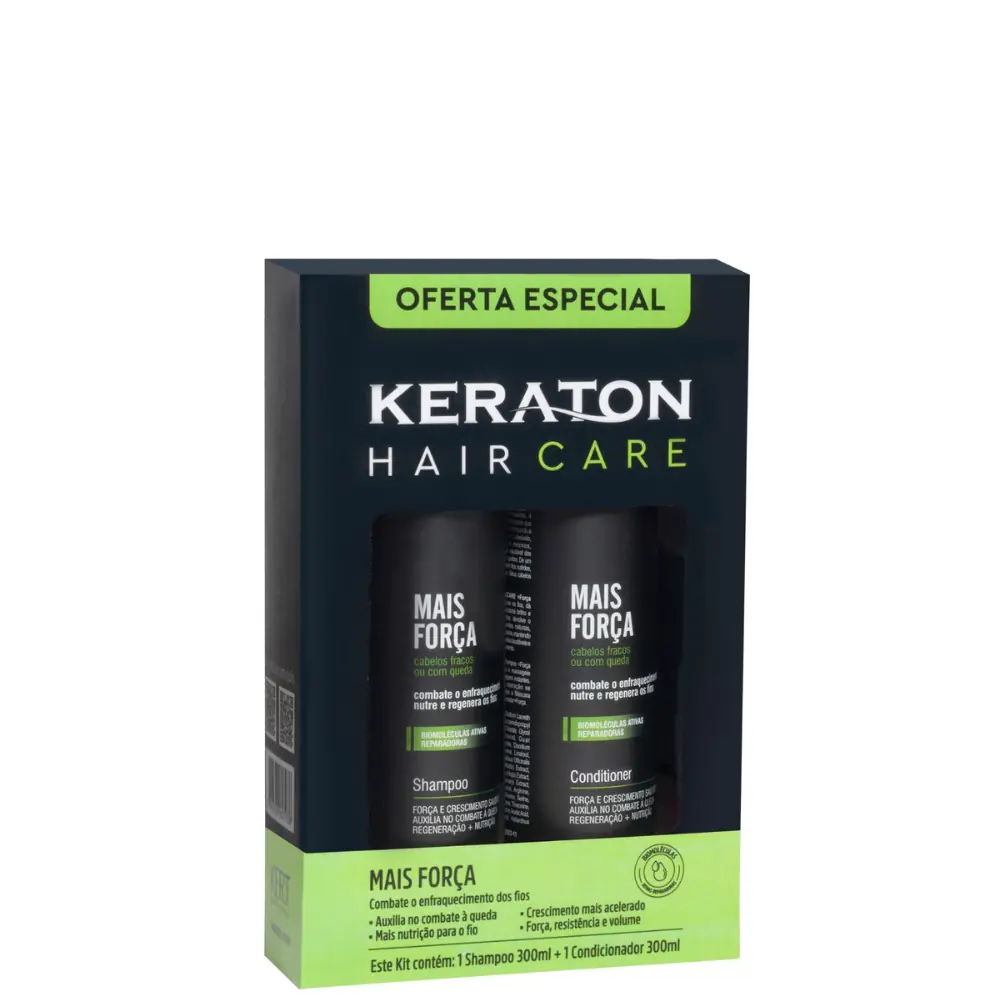 Kit Keraton Sh Cond Mais Forca