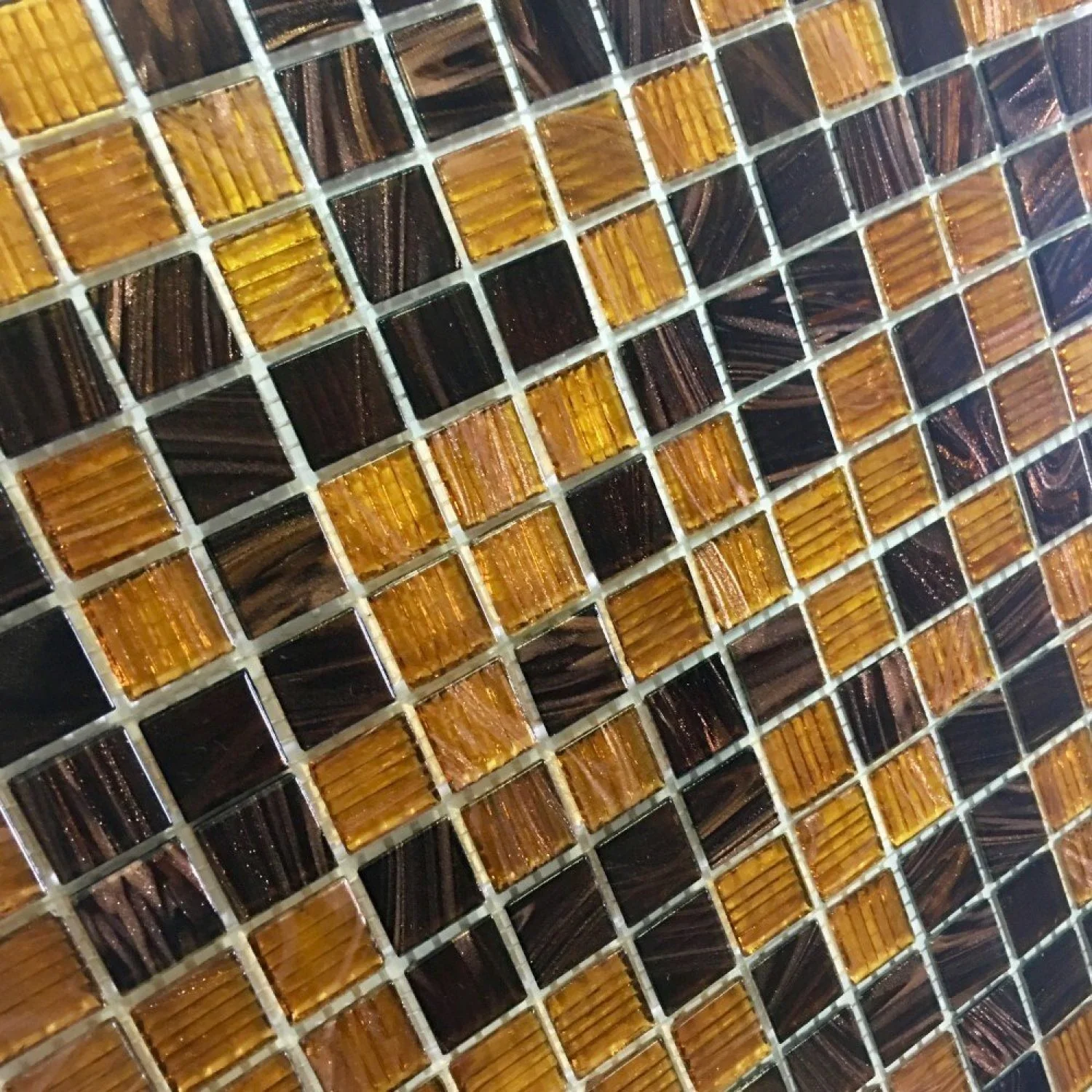 Pastilha De Vidro Decorada 30cmx30cm La Bella Griffe Marfim