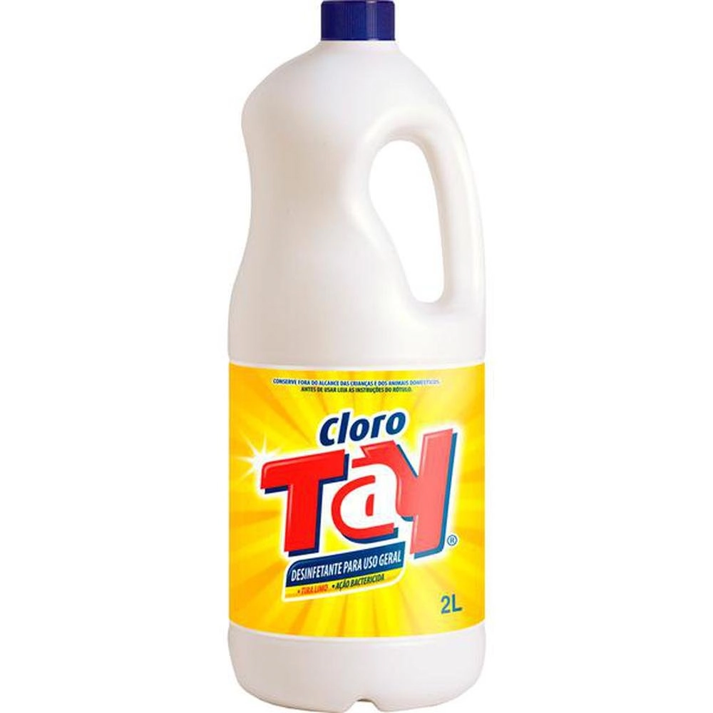 Desinfetante Tay 2lt Cloro Acao Bactericida