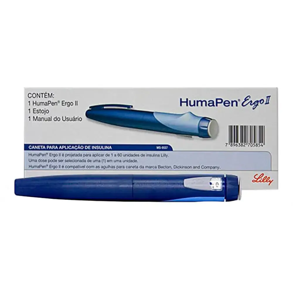 Caneta Para Aplicação De Insulina Humapen Ergo Ii