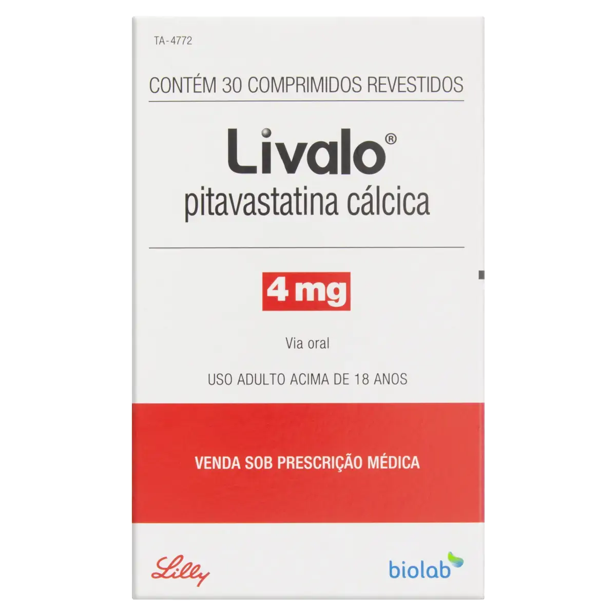 Livalo 4Mg 30Com P