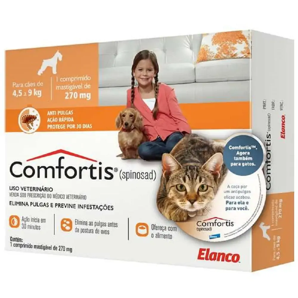 Comfortis 270mg Para Cães