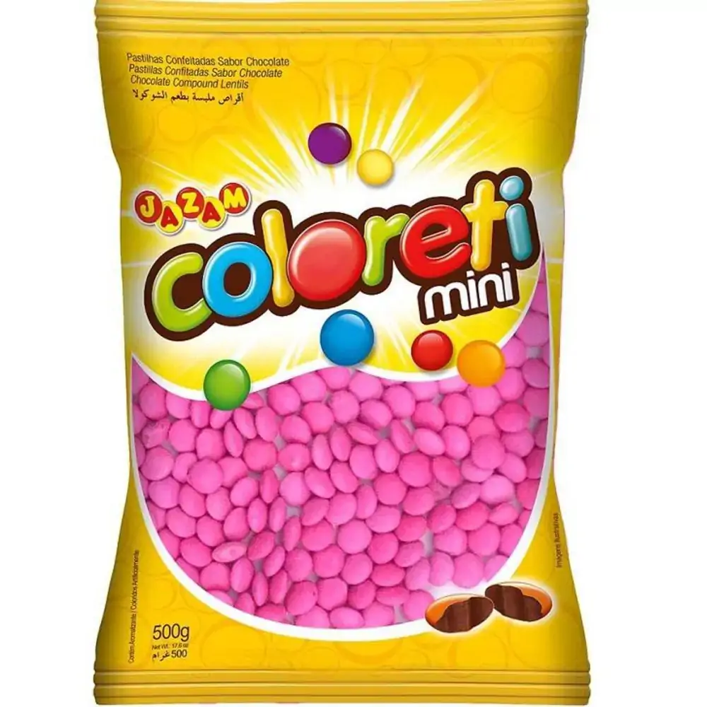 Confeito Coloreti Mini Rosa