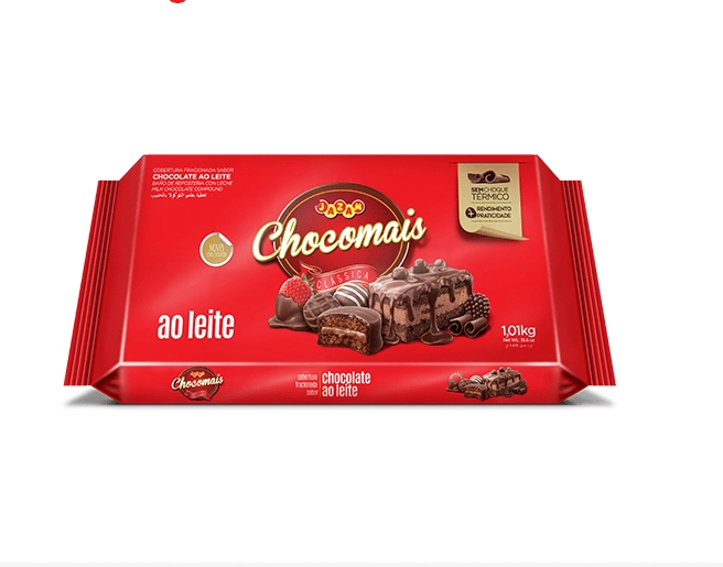 Chocolate Cobertura Ao Leite 1kg