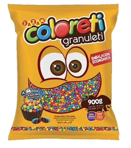 Conf Coloreti Granuleti 900gr Choc