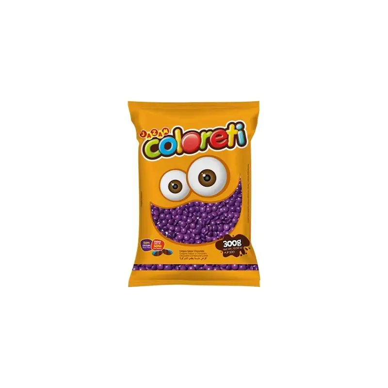 Pastilha Choc Coloreti Lilas 300g