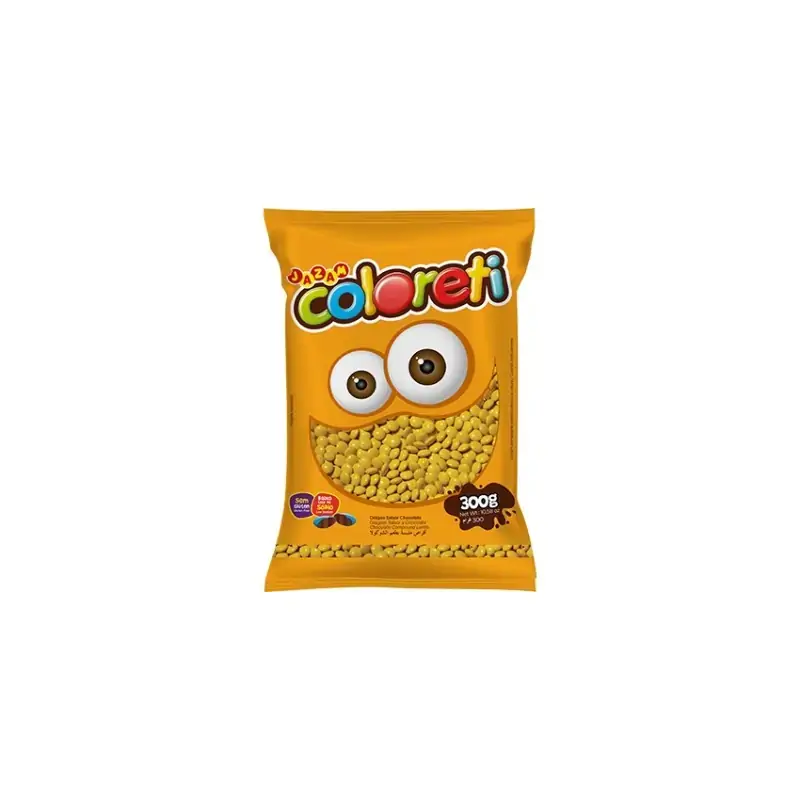 Pastilha Choc Coloreti Amarelo 300g
