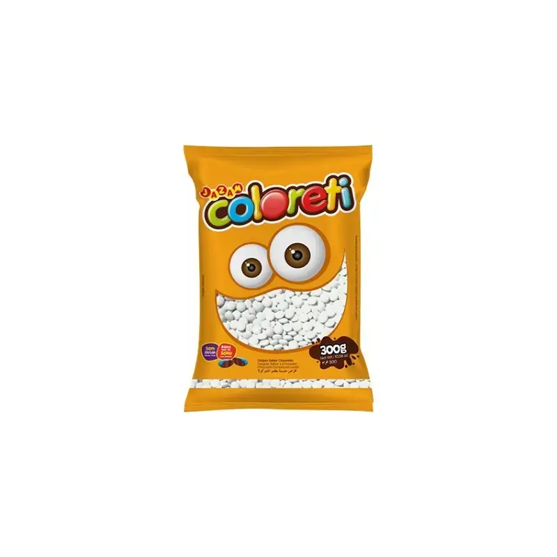 Pastilha Choc Coloreti Branco 300g
