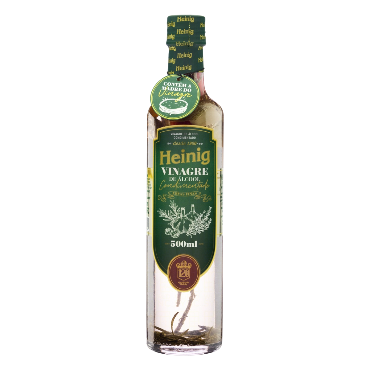 Vinagre De álcool Condimentado Ervas Finas Heinig Vidro 500ml