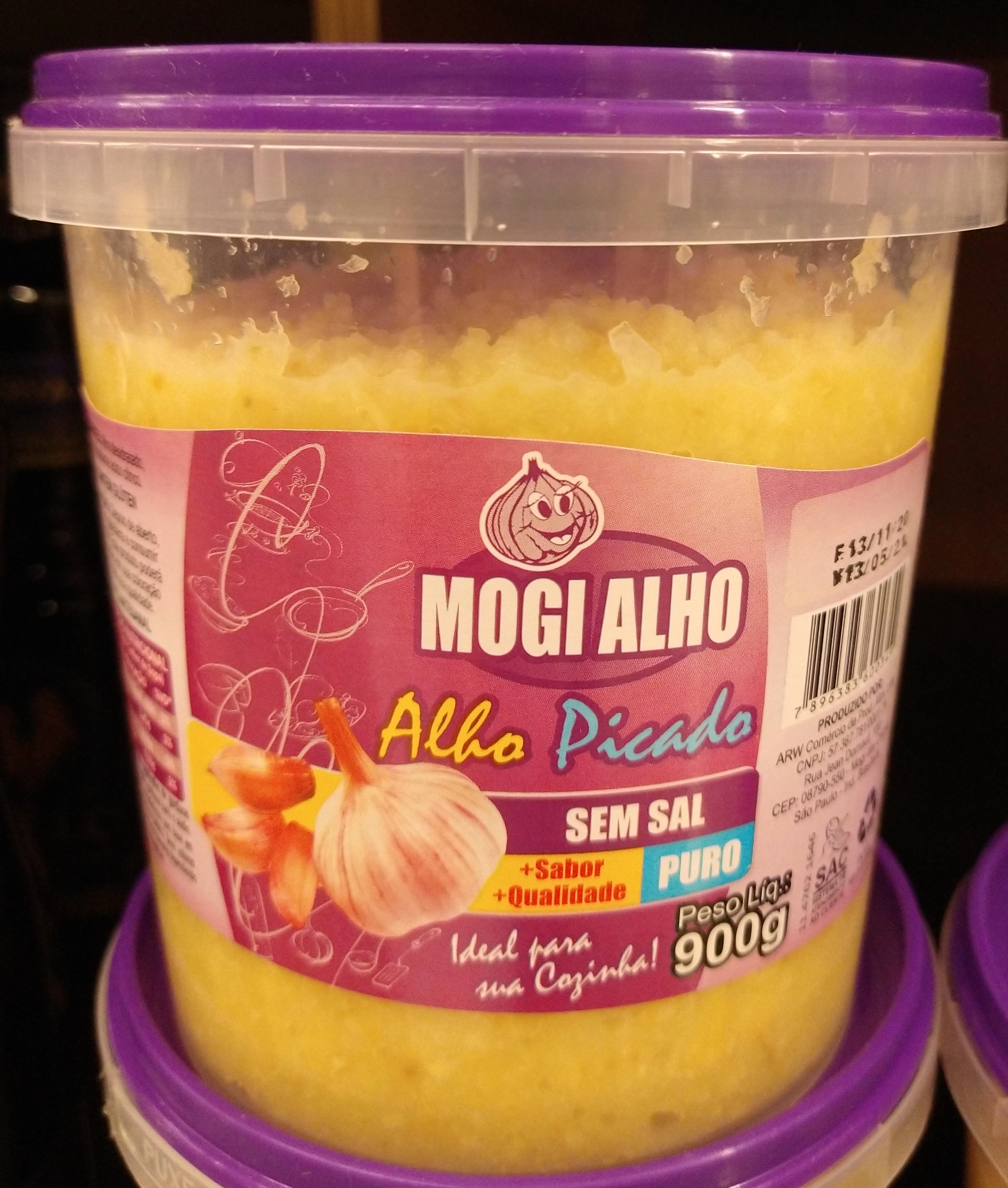 Alho Picado 900g