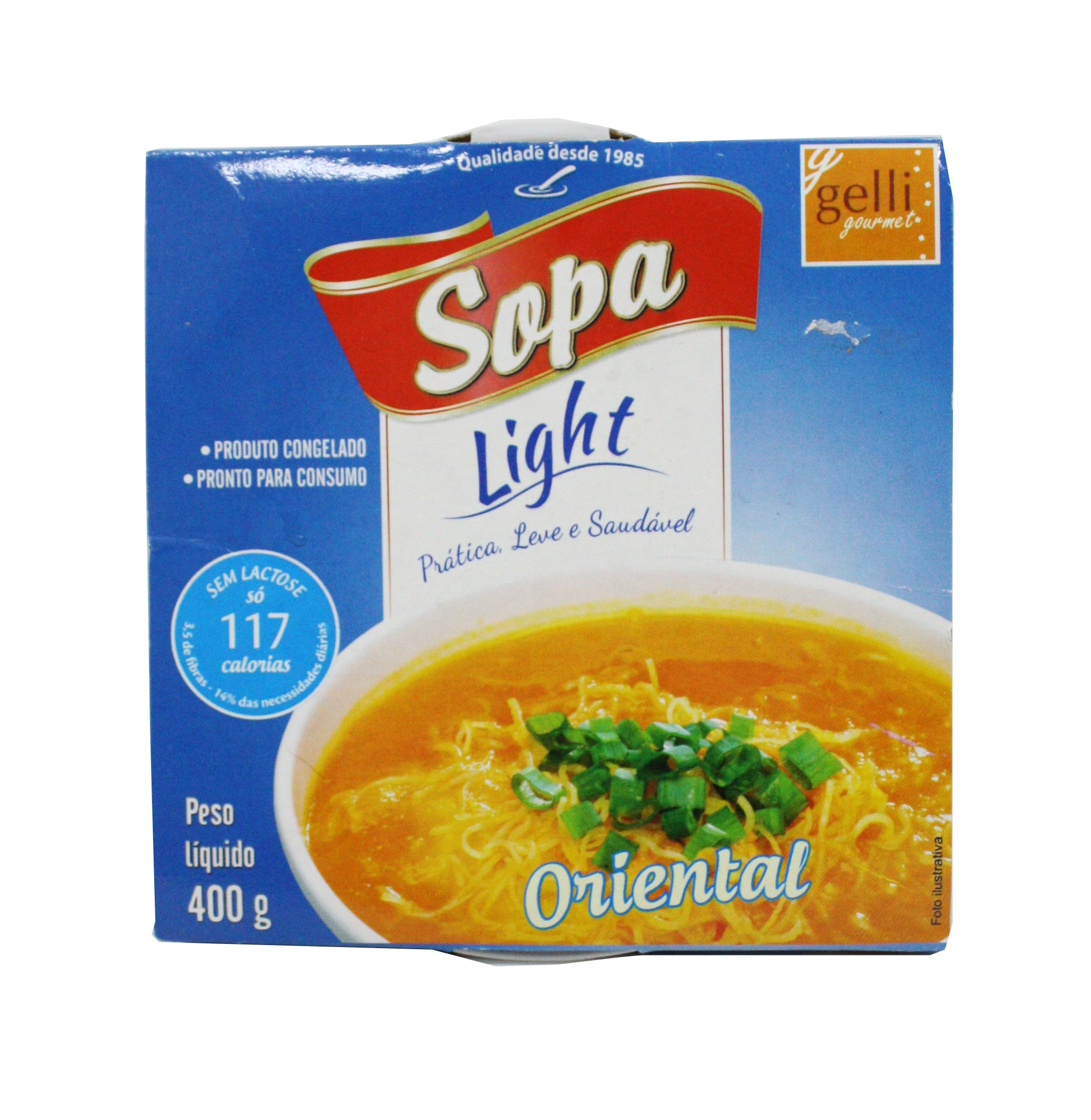 Sopa Gelli Oriental Leg Arroz E Misso Light