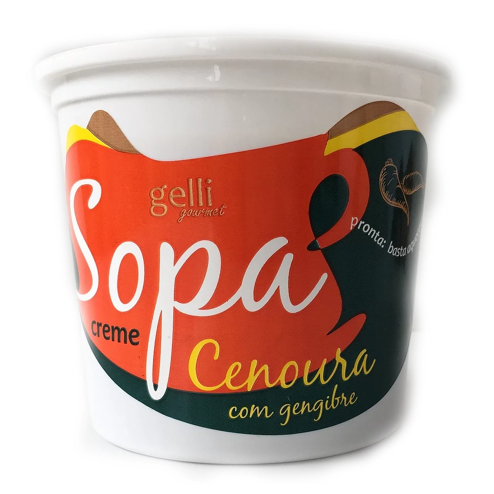 Sopa Creme De Cenoura C/gengibre 400g