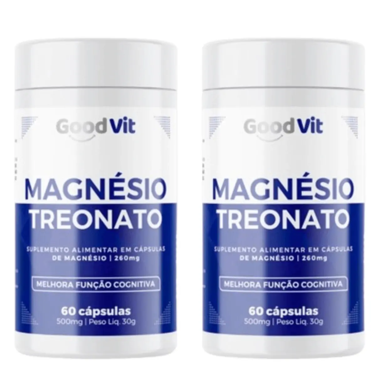 Kit C/2 Magnésio Treonato C/60 Cápsulas - Good Vit
