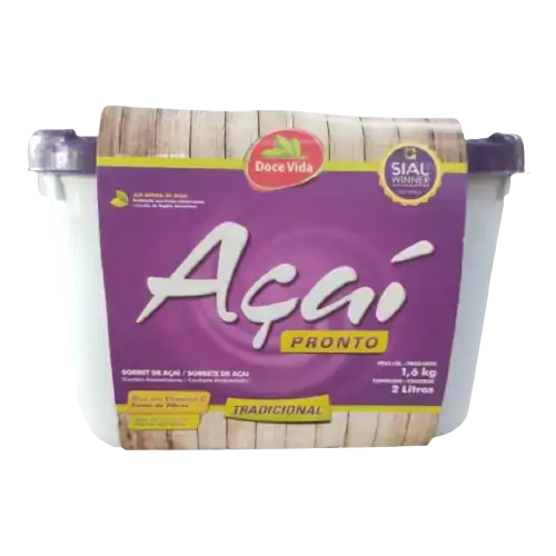 Polpa Acai Doce Vida Tradicional 2lts