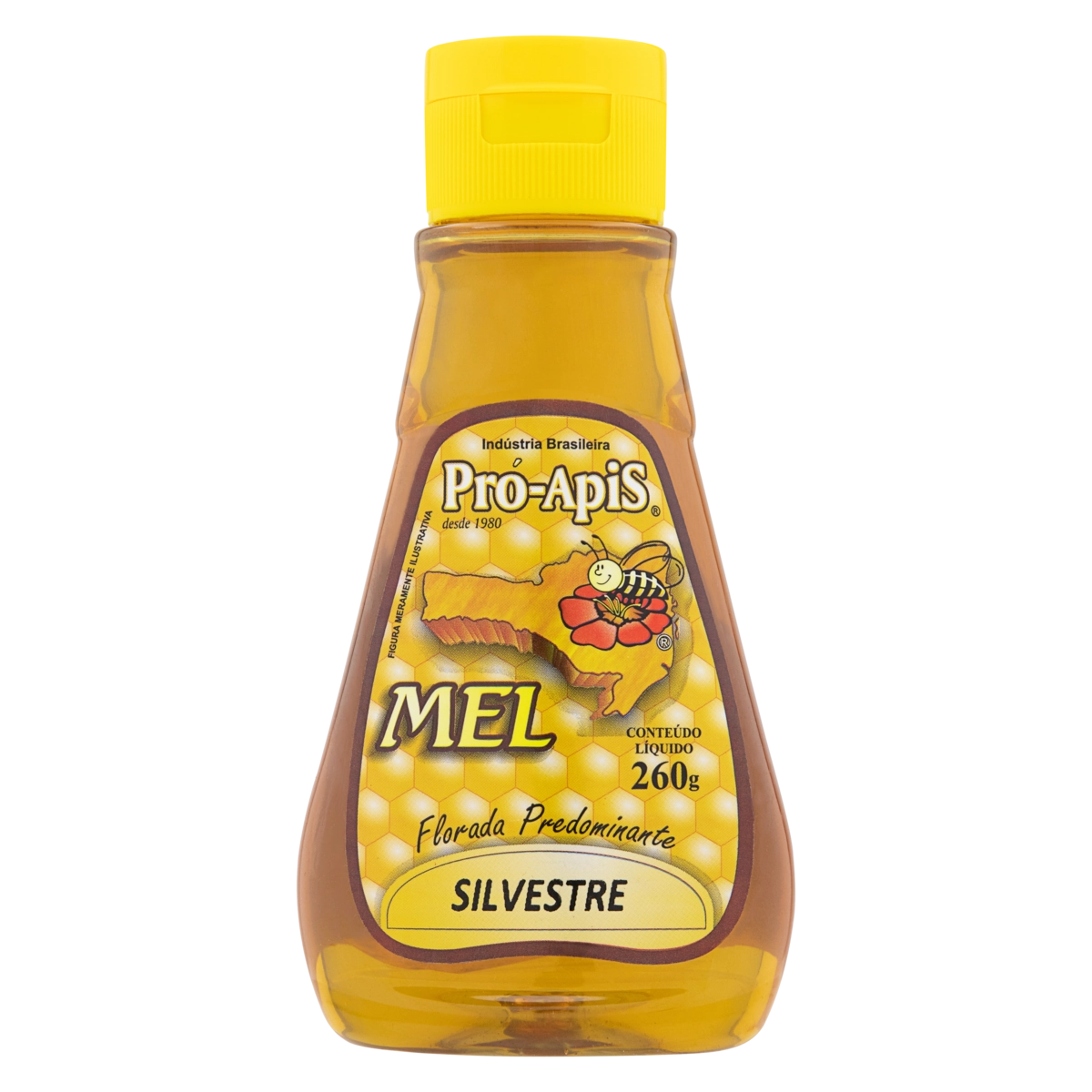 Mel Florada Silvestre Pró Apis Squeeze 260g