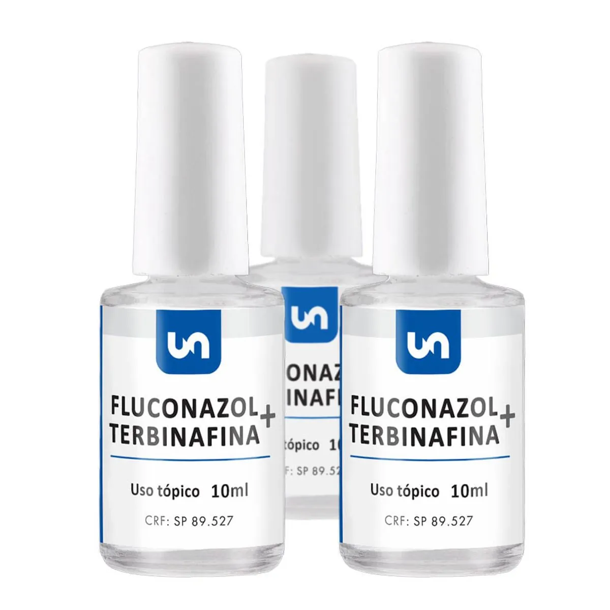 Kit 3 Fluconazol + Terbinafina esmalte 10 ml (cada)