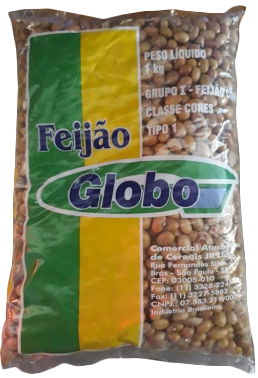 Feijao Rajado Globo 1kg