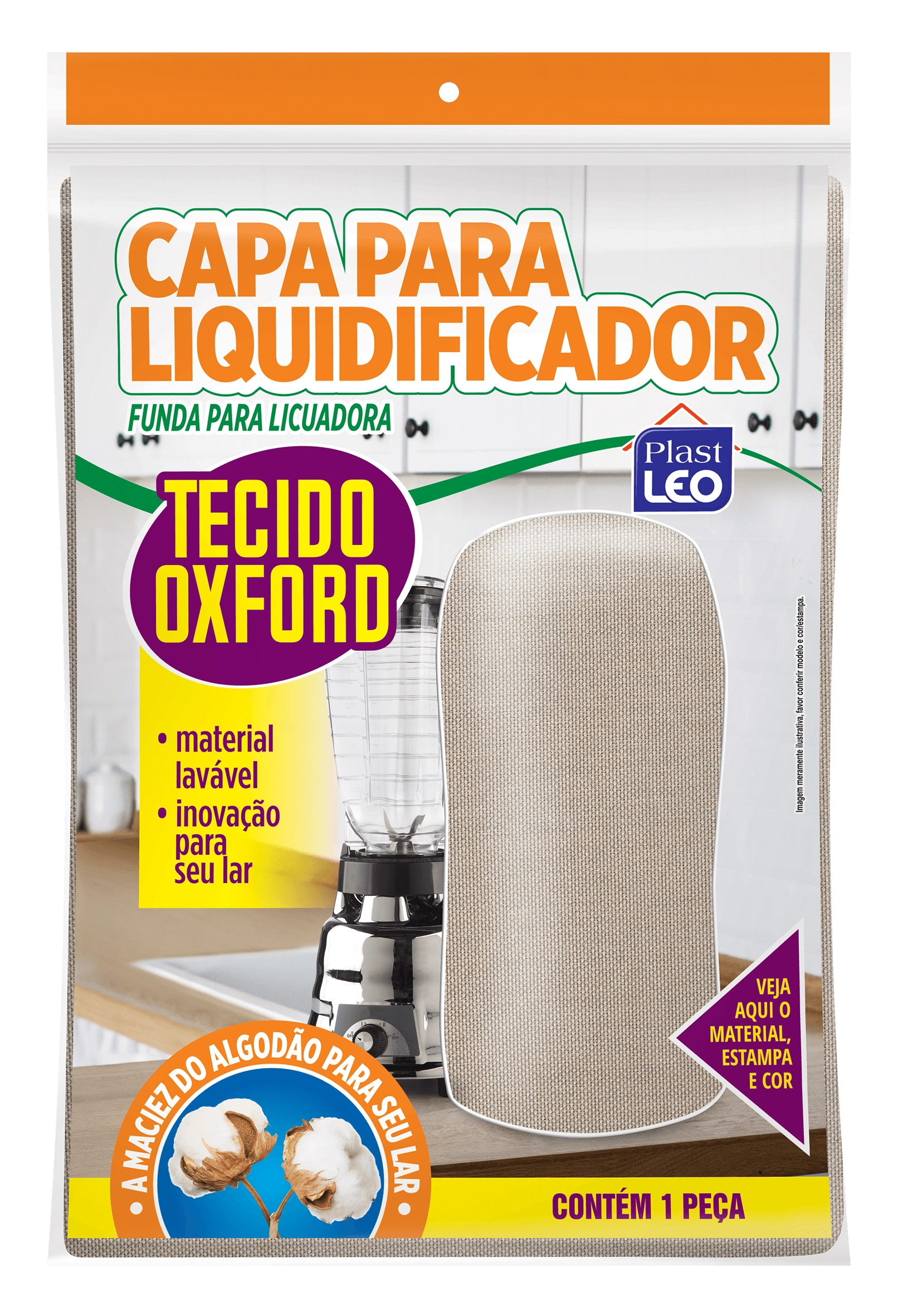 Capa Liquidificador Estampa Floral 222 F Plast Leo
